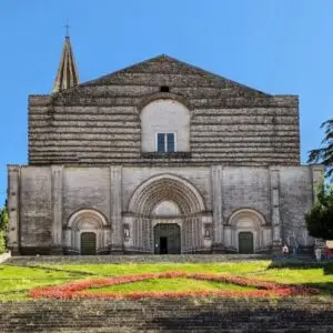 Todi Umbria Italia Iglesia San Fortunato Fachada