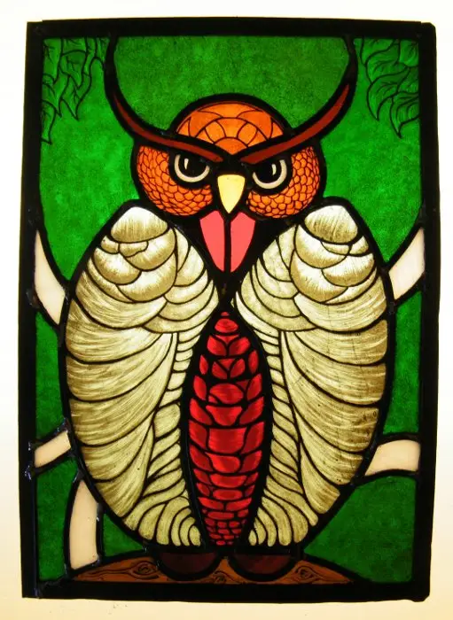 Stained Glass Course Owl