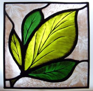 Stained Glass Leaves