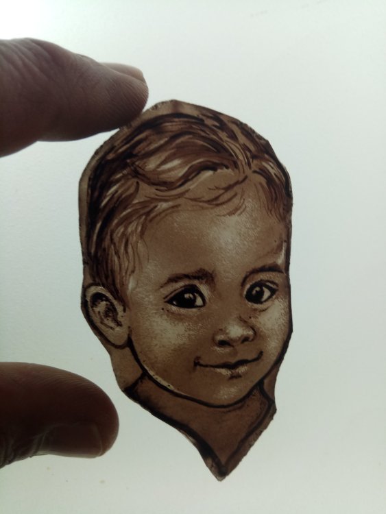Glass Painting Class Small Baby Face