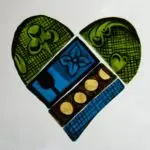 Glass Painting Heart Shape