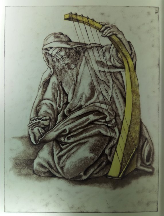 Glass Painting Moses
