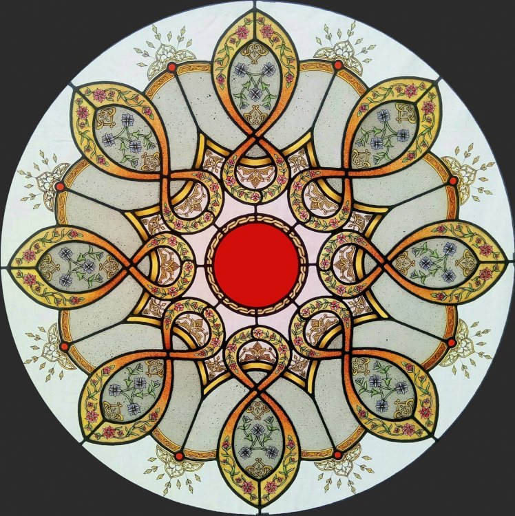 Islamic Rose window - final work