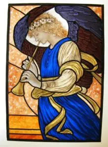 Stained Glass Angel Burne Jones