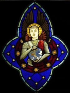 Stained Glass Gothic Angel