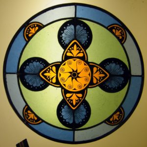 Rounded Decorative Stained Glass