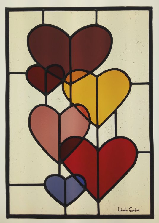 Heart Stained Glass