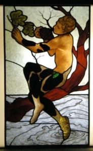 Stained Glass Faun