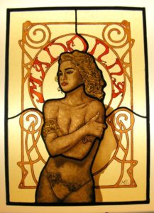 Stained Glass Madonna