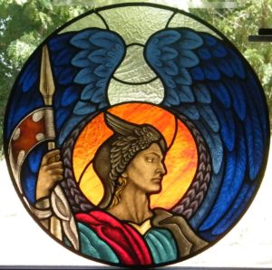 Stained Glass Saint Michael