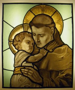 Stained Glass Saint Anthony