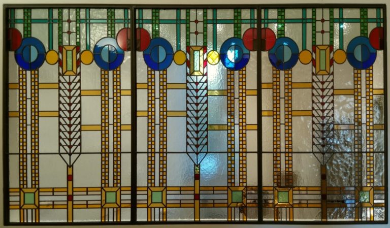 Art Decò Stained Glass Window