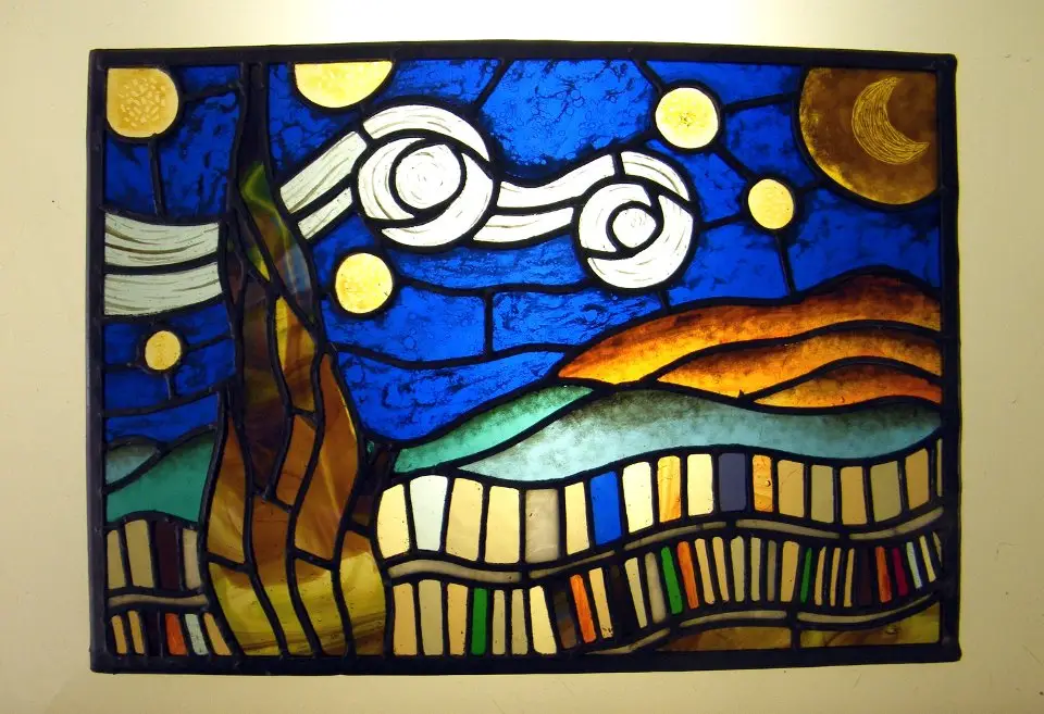 Stained Glass Van Gogh