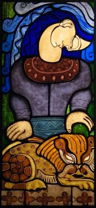 Stained Glass Anderson Illustration