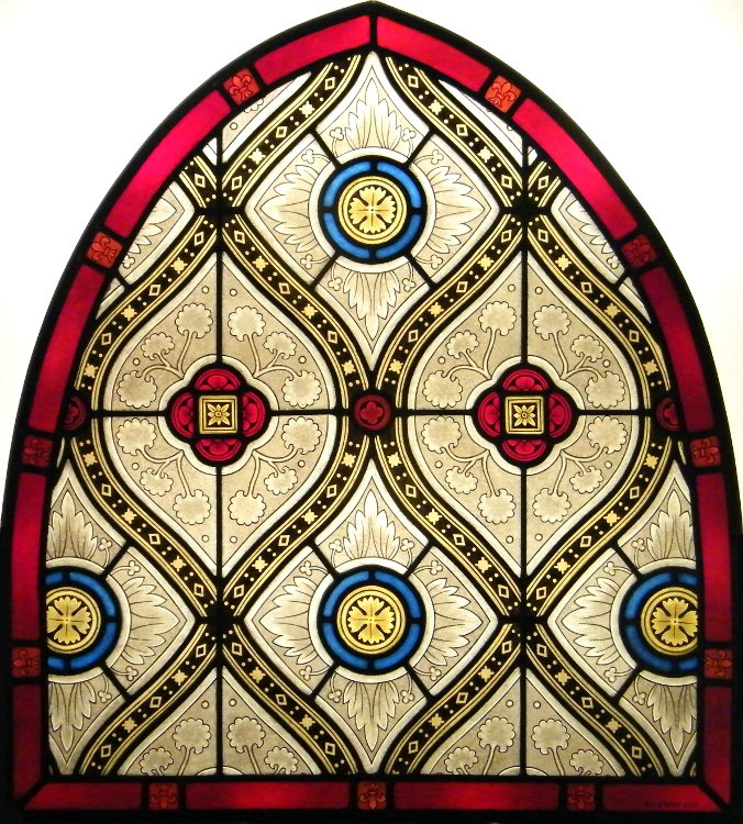 Arch Top Gothic Stained Glass