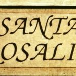 Vetrata raffigurante Santa Rosalia