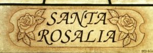 Read more about the article Stained glass depicting Santa Rosalia