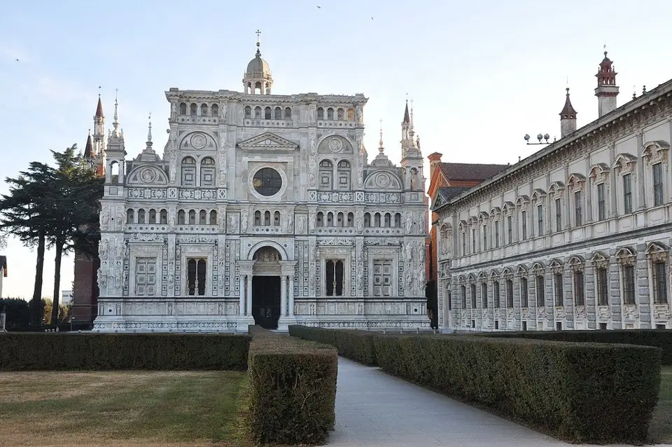 Certosa di Pavia Rose Facade