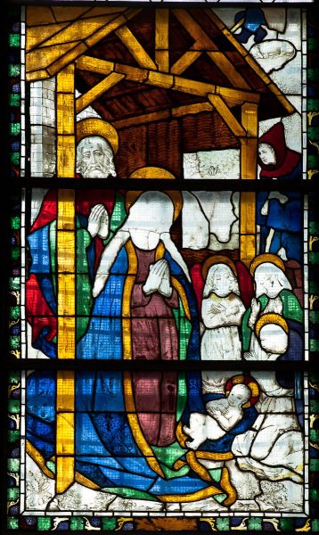 Stained Glass Nativity Pavia