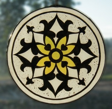 Pattern Ornamento Arabo Vetro