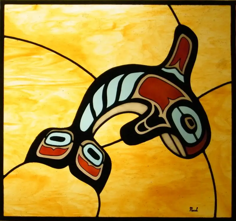 Killer Whale in Mayan style by IKO Studio's student Manolo