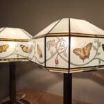 Lamps with butterflies
