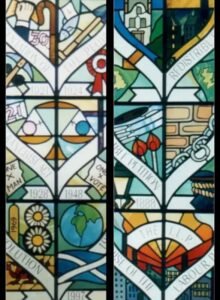 Stained Glass British Parliament London Westminster