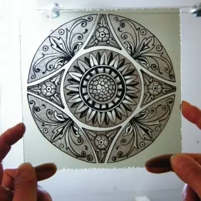 Curso de grisalla ornamento Curso de grisalla ornamento