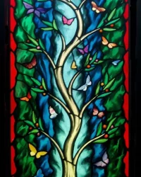 Butterflies Stained Glass Window Aidan Thompson