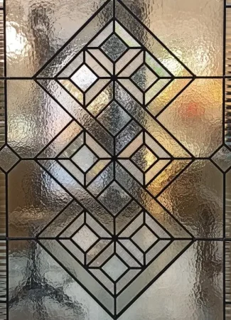 Puerta corredera geométrica Puerta Corredera con Vidrio Geométrico