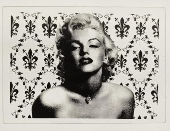 Serigrafia su vetro Marilyn Monroe