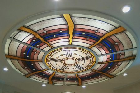 Circular Modern Stained Glass