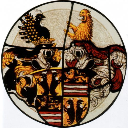 Panel de vitral Alemania 1510
