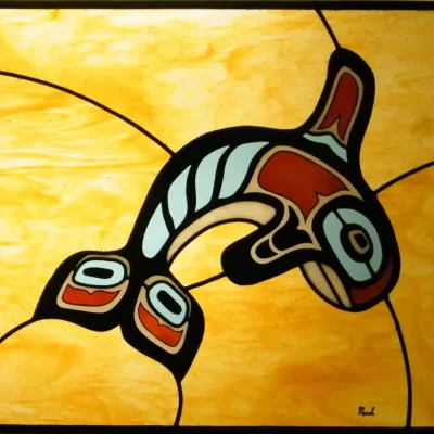 Killer Whale in Mayan style by IKO Studio's student Manolo